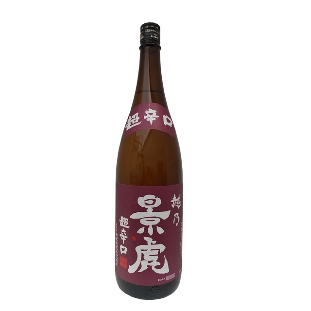 越乃景虎　超辛口　1800ml　(新潟)