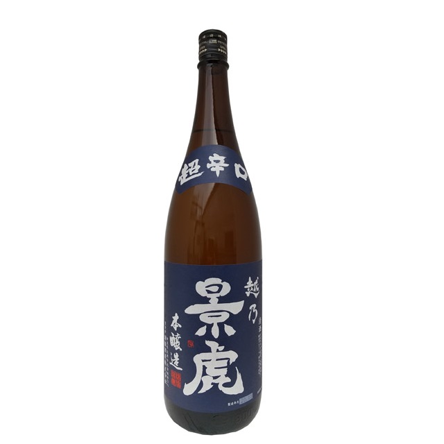 越乃景虎　超辛口　本醸造　1800ml　(新潟)