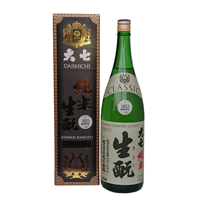 大七 純米生もと CLASSIC(クラシック) 1800ml (福島)